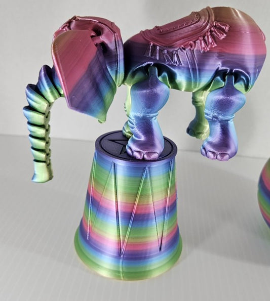 Flexi Circus Elephant with Barrel